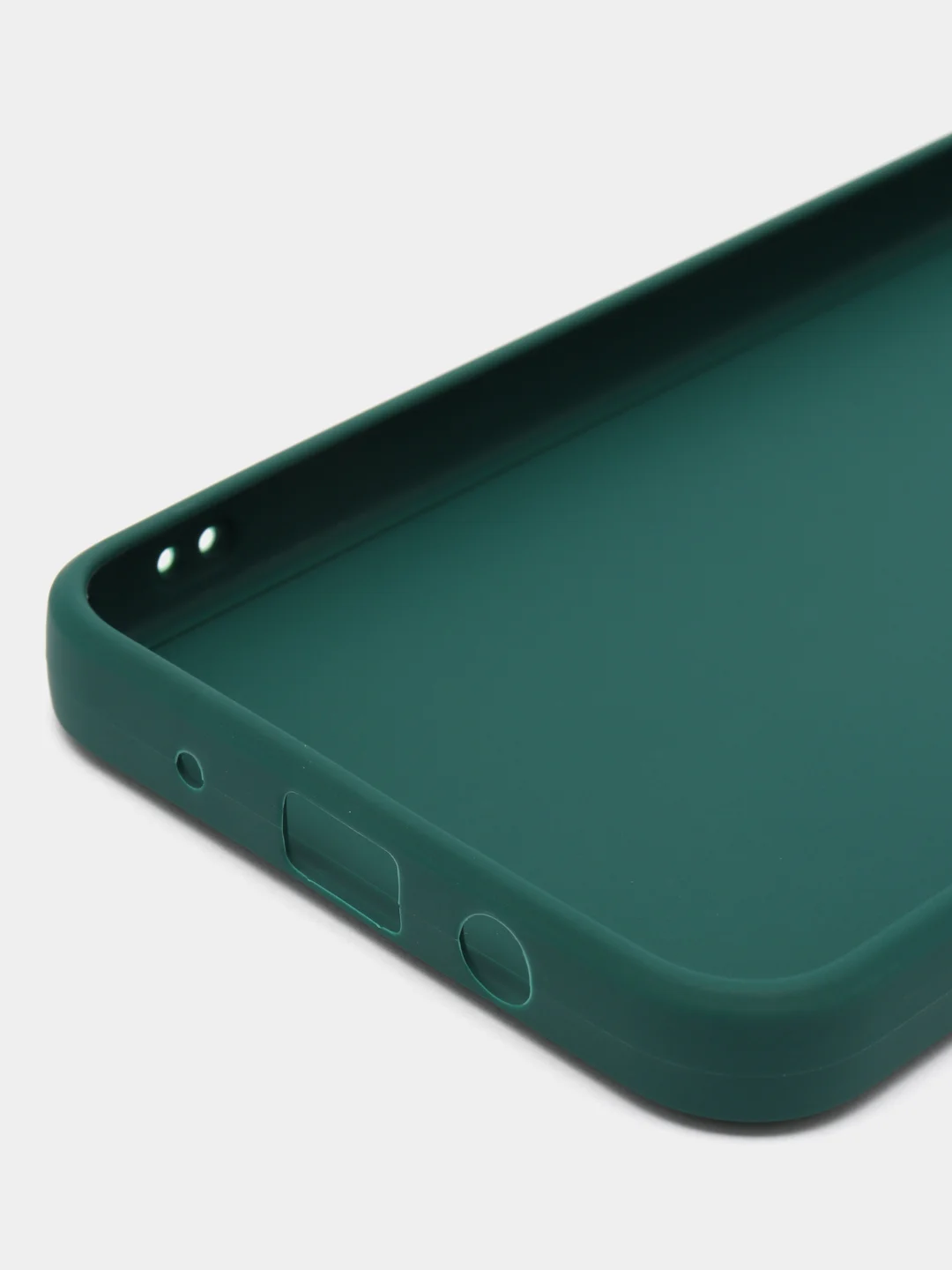 Тёмно-зелёный силиконовый чехол для HUAWEI Nova Y61 (Хуавей Нова У61), прозрачный