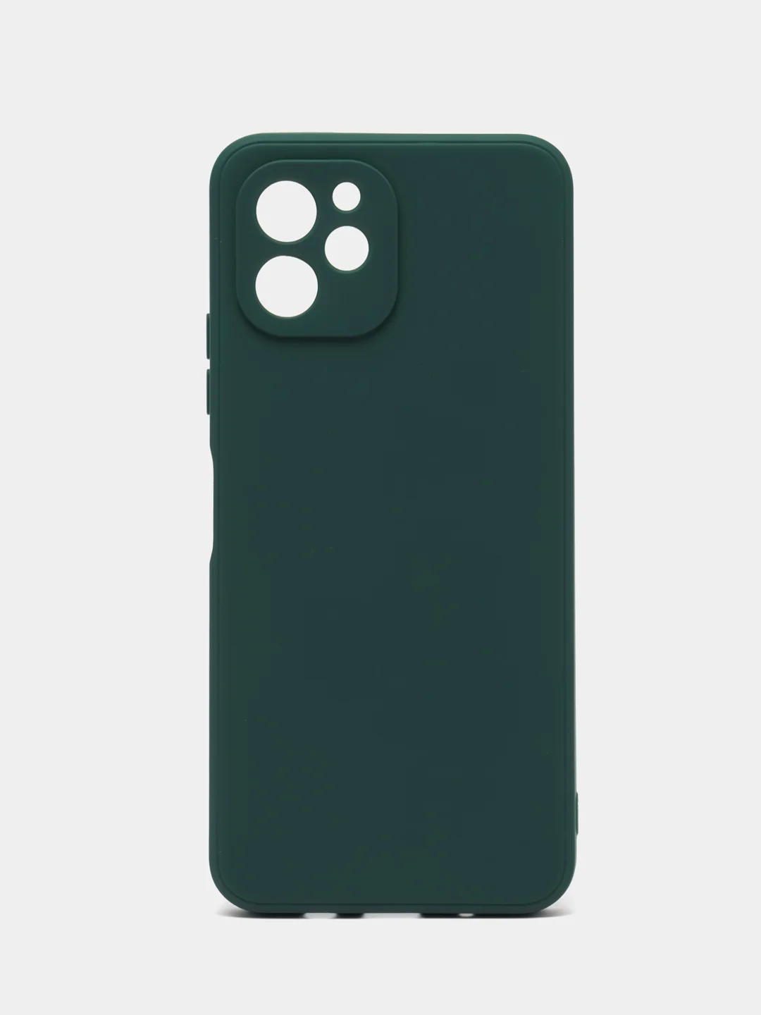 Тёмно-зелёный силиконовый чехол для HUAWEI Nova Y61 (Хуавей Нова У61), прозрачный