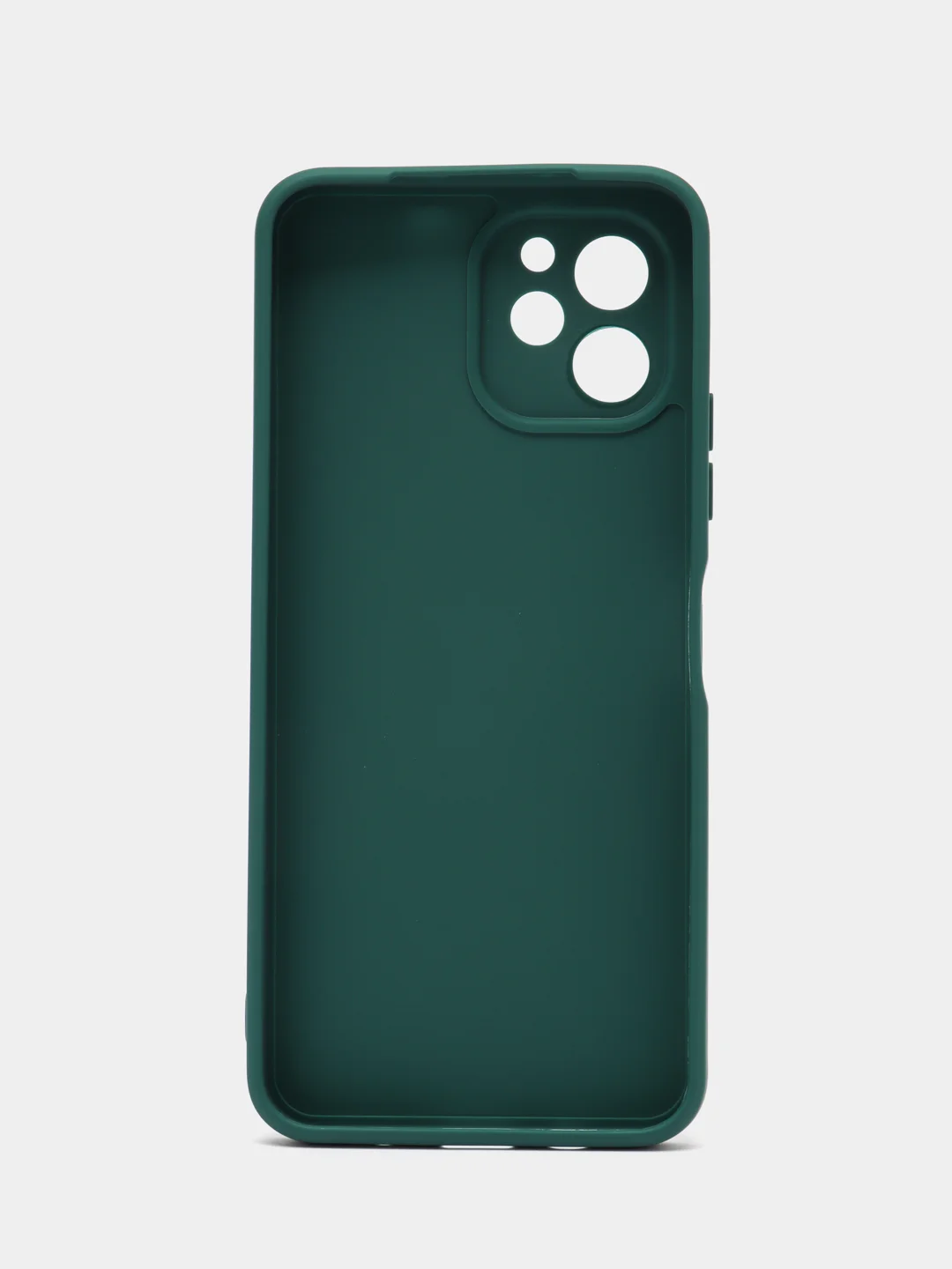 Тёмно-зелёный силиконовый чехол для HUAWEI Nova Y61 (Хуавей Нова У61), прозрачный