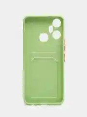 Зеленый чехол для Infinix Smart 6 Plus (Смарт 6 Плюс), силиконовый