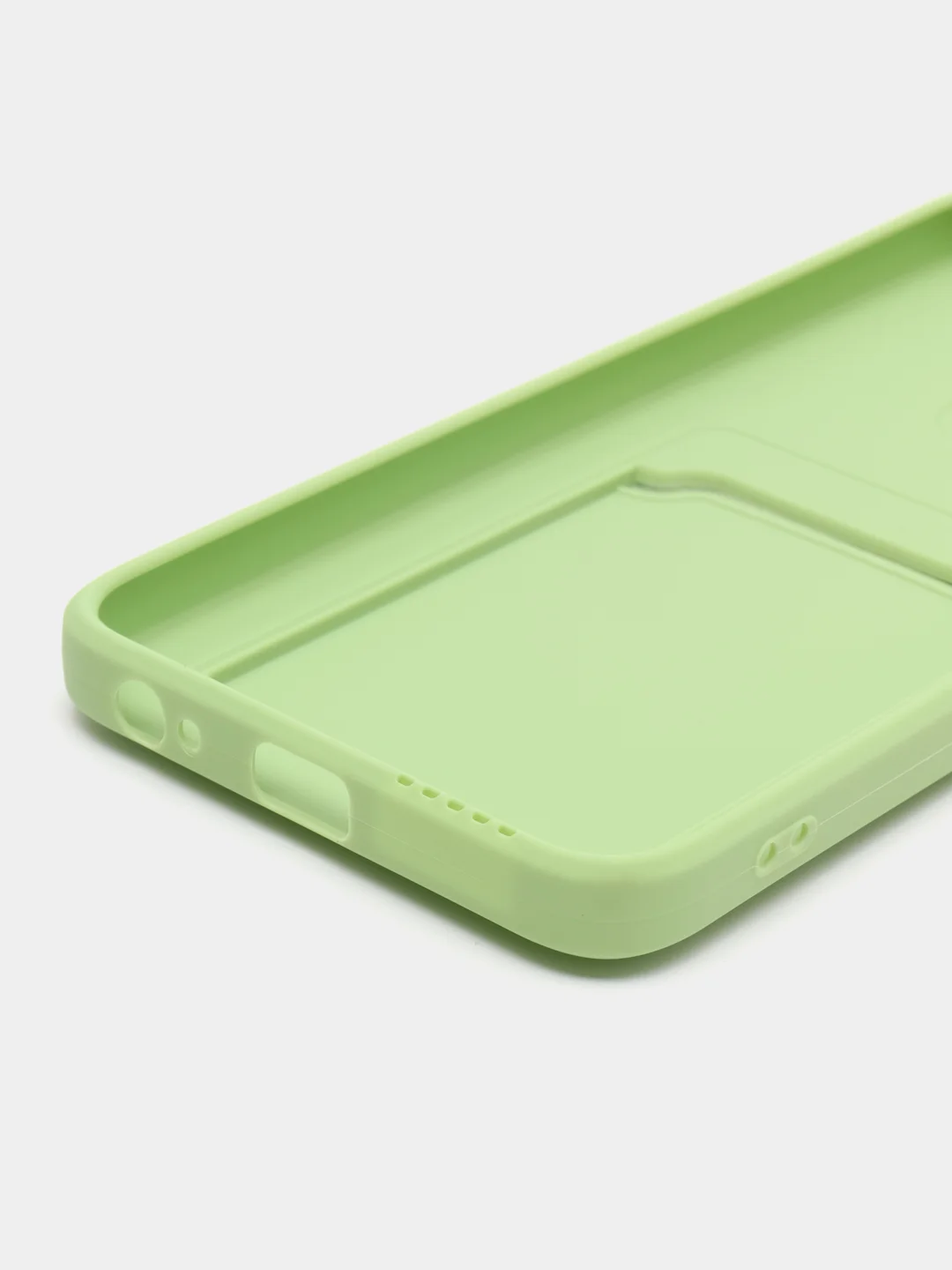 Зеленый чехол для Infinix Smart 6 Plus (Смарт 6 Плюс), силиконовый