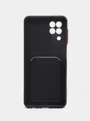 Черный силиконовый чехол для Samsung Galaxy A22 4G, M32 4G, M22 4g, F22(самсунг а22, м32,м22,Ф22)