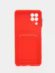 Красный силиконовый чехол для Samsung Galaxy A22 4G, M32 4G, M22 4g, F22(самсунг а22, м32,м22,Ф22)