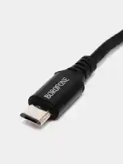 USB Кабель MicroUSB для Android Samsung Honor Redmi Borofone BX54 в тканевой оплетке