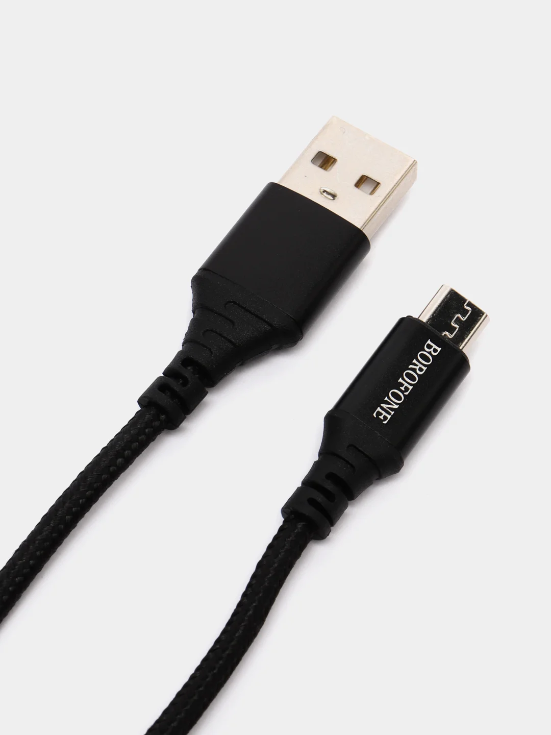 USB Кабель MicroUSB для Android Samsung Honor Redmi Borofone BX54 в тканевой оплетке