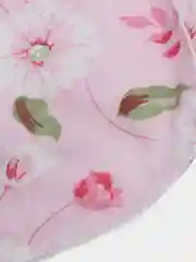 Розовый шапочка чепчик на завязках для новорожденного, швы наружу, 100% хлопок, кулирка