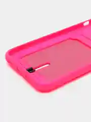Фуксия чехол с карманом для карт для iPhone, Айфон 11, 13, 14, Pro, защита камеры