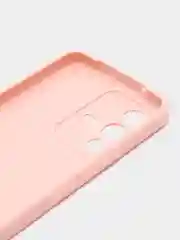 Пудровый силиконовый чехол для Vivo V23 5G, Виво В23 5 Джи, с карманом для карт, прозрачный
