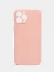 Пудровый чехол для iPhone 12 Pro Max (Айфон 12 про макс) черный, c защитой камеры