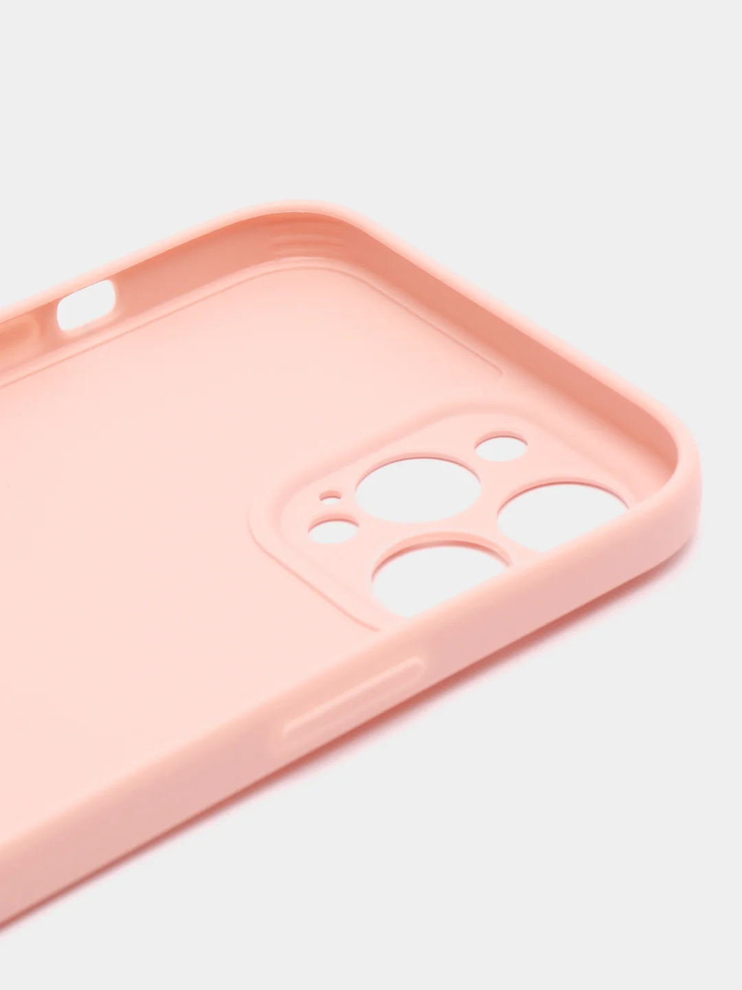 Пудровый чехол для iPhone 12 Pro Max (Айфон 12 про макс) черный, c защитой камеры