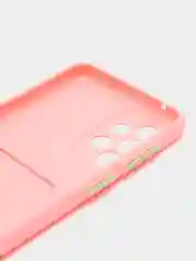 Пудровый силиконовый чехол Samsung Galaxy A33 5G (Самсунг Галакси А33 5 джи), прозрачный