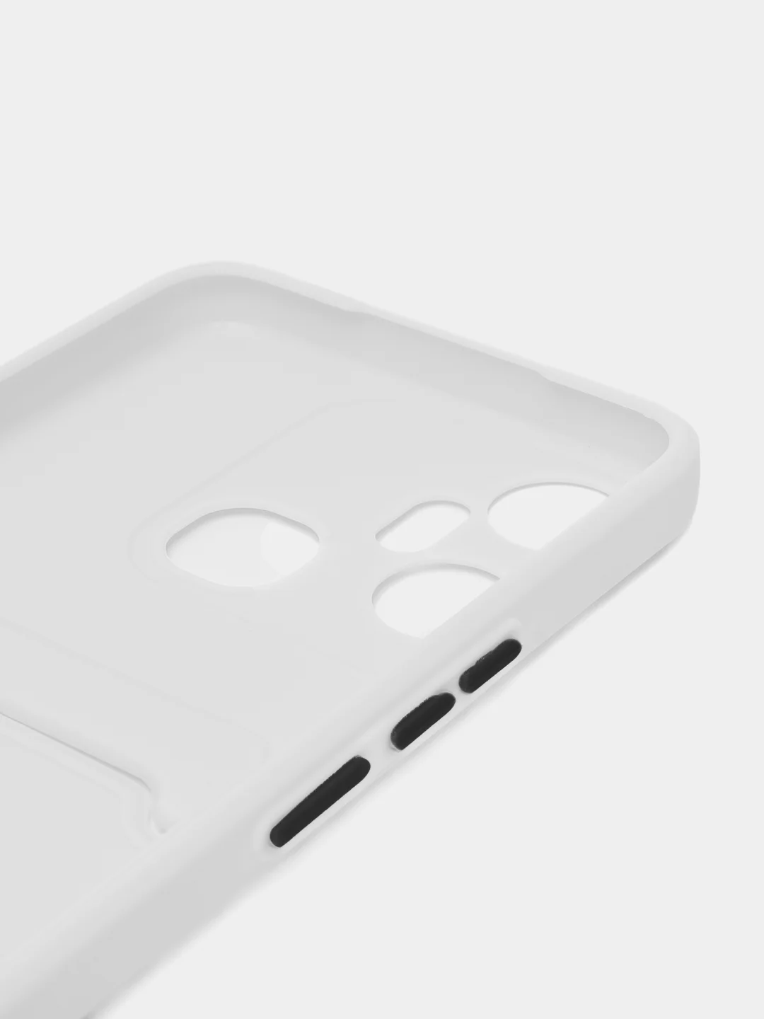 Белый чехол для Infinix Smart 6 Plus (Смарт 6 Плюс), силиконовый
