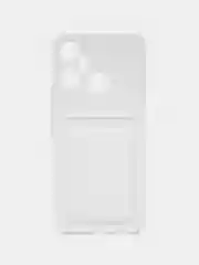 Белый чехол для Infinix Smart 6 Plus (Смарт 6 Плюс), силиконовый