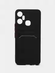 Черный чехол для Infinix Smart 6 Plus (Смарт 6 Плюс), силиконовый