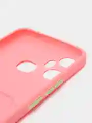 Пудровый чехол для Infinix Smart 6 Plus (Смарт 6 Плюс), силиконовый