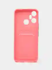 Пудровый чехол для Infinix Smart 6 Plus (Смарт 6 Плюс), силиконовый
