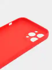 Красный чехол для iPhone 12 Pro Max (Айфон 12 про макс) черный, c защитой камеры
