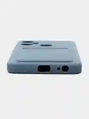 Синий меланж чехол для Infinix Smart 6 Plus (Смарт 6 Плюс), силиконовый