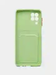 Зеленый силиконовый чехол для Samsung Galaxy A22 4G, M32 4G, M22 4g, F22(самсунг а22, м32,м22,Ф22)