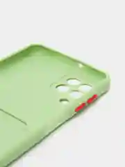 Зеленый силиконовый чехол для Samsung Galaxy A22 4G, M32 4G, M22 4g, F22(самсунг а22, м32,м22,Ф22)