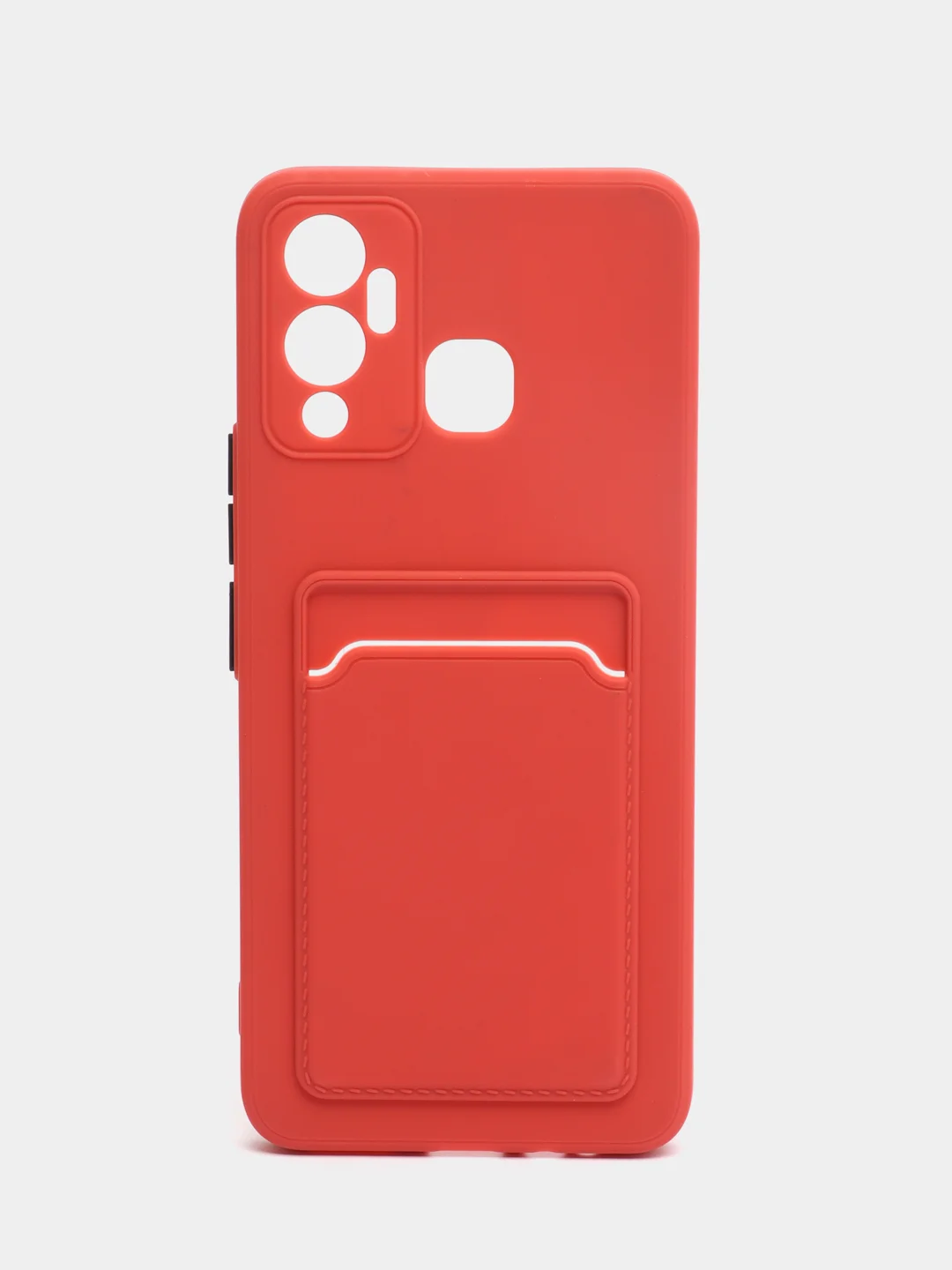 Коралловый чехол силиконовый на Infinix Hot 12 Play NFC (Инфиникс Хот 12 Плей НФС)