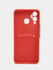Коралловый чехол силиконовый на Infinix Hot 12 Play NFC (Инфиникс Хот 12 Плей НФС)