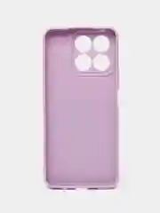 Лавандовый силиконовый чехол для Honor X8a (Хонор Х8а), прозрачный