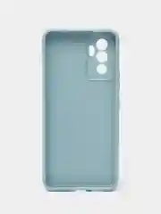 Светло-синий силиконовый чехол для Vivo V23e (Виво В23Е), прозрачный