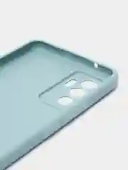 Светло-синий силиконовый чехол для Vivo V23e (Виво В23Е), прозрачный