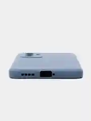 Синий меланж силиконовый чехол для Vivo V23e (Виво В23Е), прозрачный