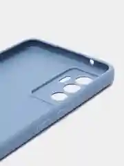 Синий меланж силиконовый чехол для Vivo V23e (Виво В23Е), прозрачный