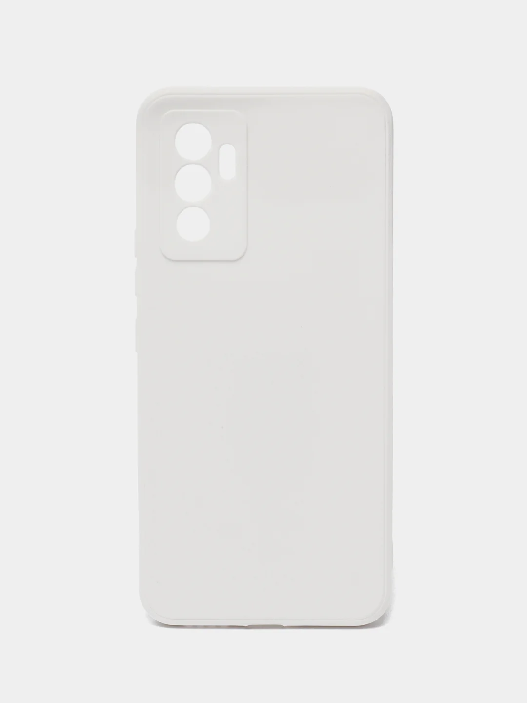 Белый силиконовый чехол для Vivo V23e (Виво В23Е), прозрачный