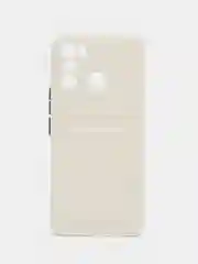 Белый силиконовый чехол для Infinix Hot 20 Play 4G (Инфиникс Хот 20 плей)
