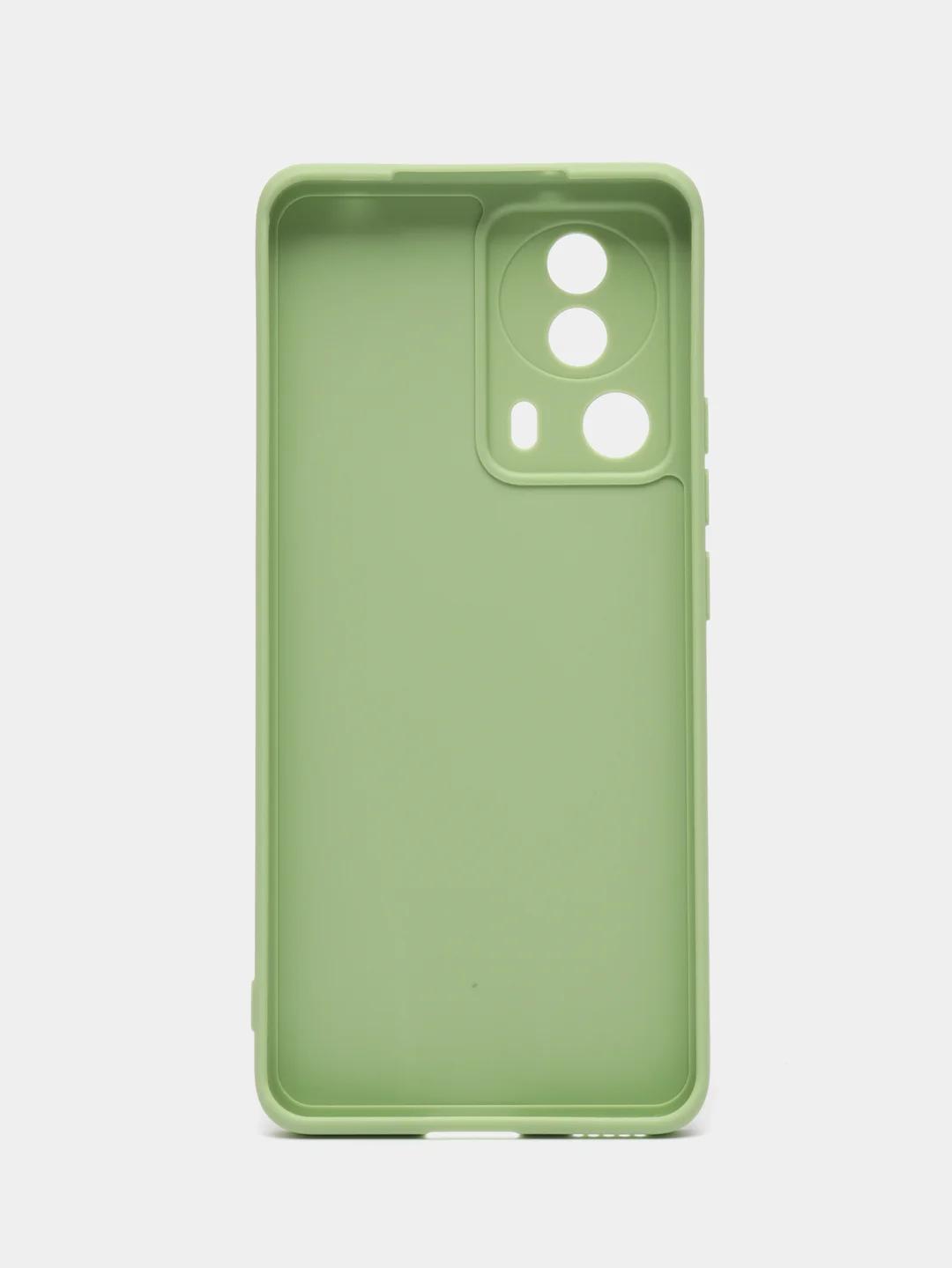 Зеленый чехол для Xiaomi 13 Lite силиконовый (Ксиоми 13 лайт), силиконовый, c защитой камеры