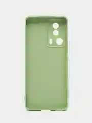 Зеленый чехол для Xiaomi 13 Lite силиконовый (Ксиоми 13 лайт), силиконовый, c защитой камеры