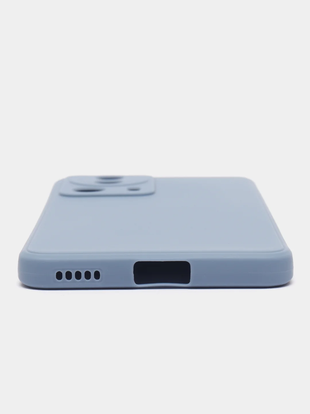 Синий меланж чехол для Xiaomi 13 Lite силиконовый (Ксиоми 13 лайт), силиконовый, c защитой камеры