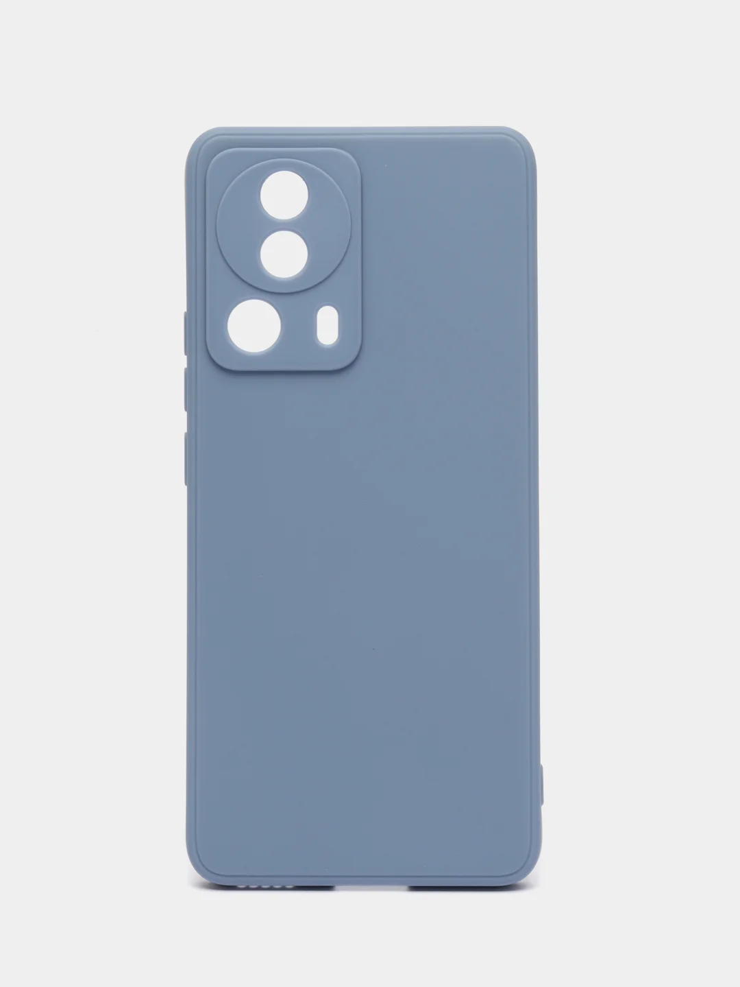 Синий меланж чехол для Xiaomi 13 Lite силиконовый (Ксиоми 13 лайт), силиконовый, c защитой камеры