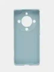 Светло-синий чехол для Huawei Honor X9A, X, 9A, силиконовый  (Хонор х9а), силиконовый, c защитой камеры