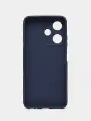 Темно-синий силиконовый чехол для Infinix HOT 30i (Инфиникс Хот 30 ай), прозрачный