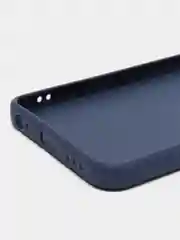 Темно-синий силиконовый чехол для Infinix HOT 30i (Инфиникс Хот 30 ай), прозрачный