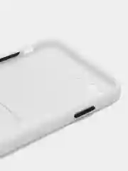 Белый чехол для iPhone 7, 8 Plus (Айфон 7, 8 Плюс) с карманом для карт
