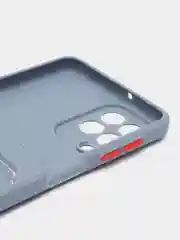 Синий меланж силиконовый чехол для Samsung Galaxy M53 5G (Самсунг Галакси М53 5Ж) матовый