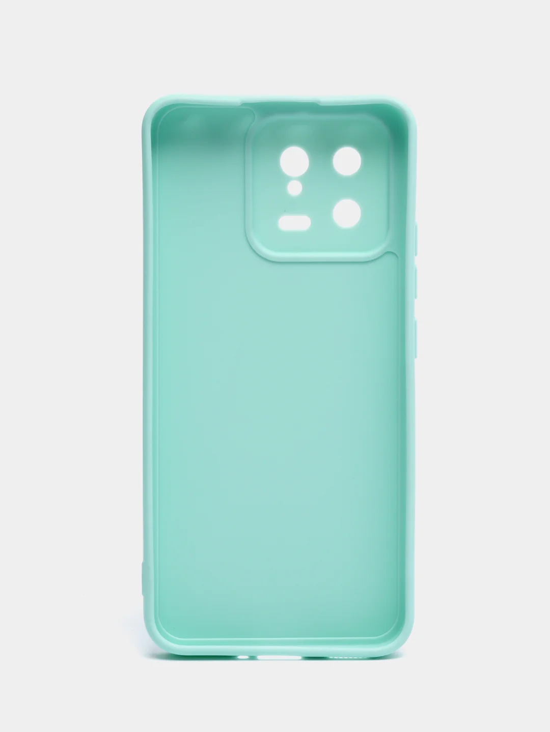 Мятный чехол для Xiaomi 13, силиконовый, (Ксиоми 13), c защитой камеры