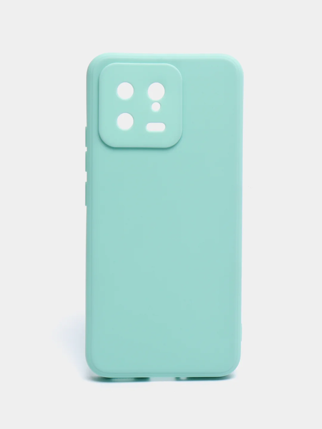Мятный чехол для Xiaomi 13, силиконовый, (Ксиоми 13), c защитой камеры