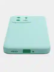 Мятный чехол для Xiaomi 13, силиконовый, (Ксиоми 13), c защитой камеры