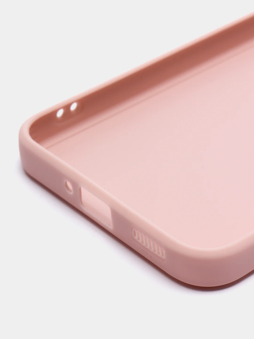 Пудровый чехол для Xiaomi 13, силиконовый, (Ксиоми 13), c защитой камеры