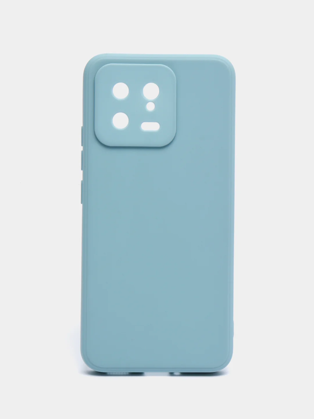 Светло-синий чехол для Xiaomi 13, силиконовый, (Ксиоми 13), c защитой камеры