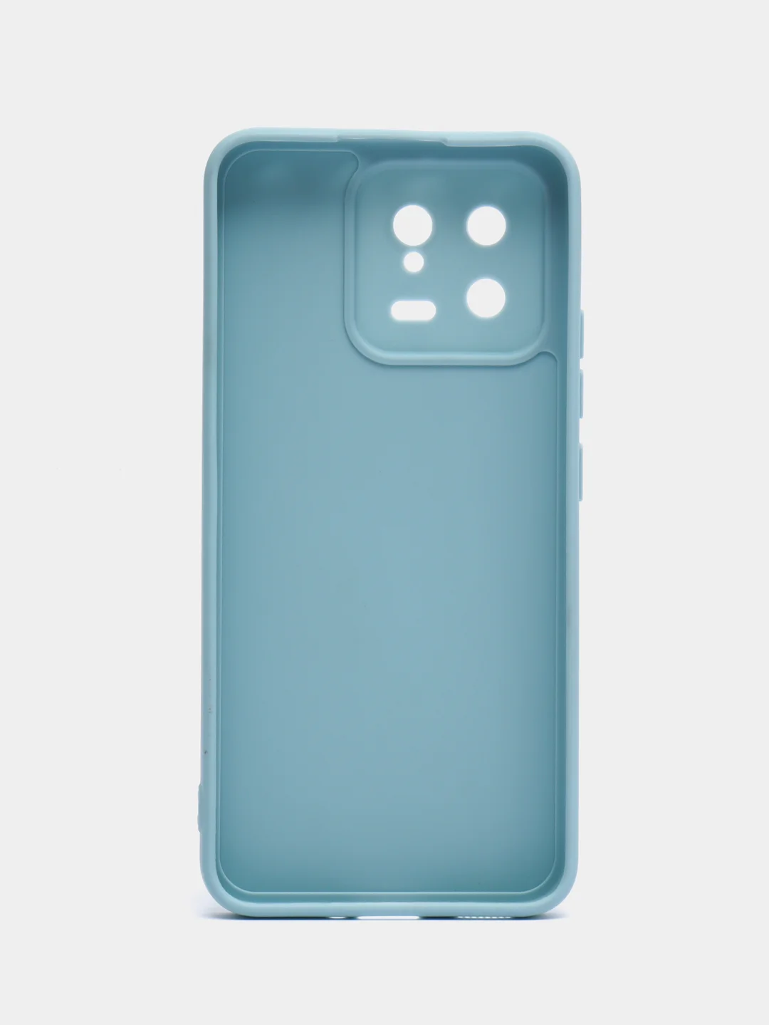 Светло-синий чехол для Xiaomi 13, силиконовый, (Ксиоми 13), c защитой камеры