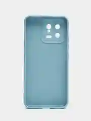 Светло-синий чехол для Xiaomi 13, силиконовый, (Ксиоми 13), c защитой камеры