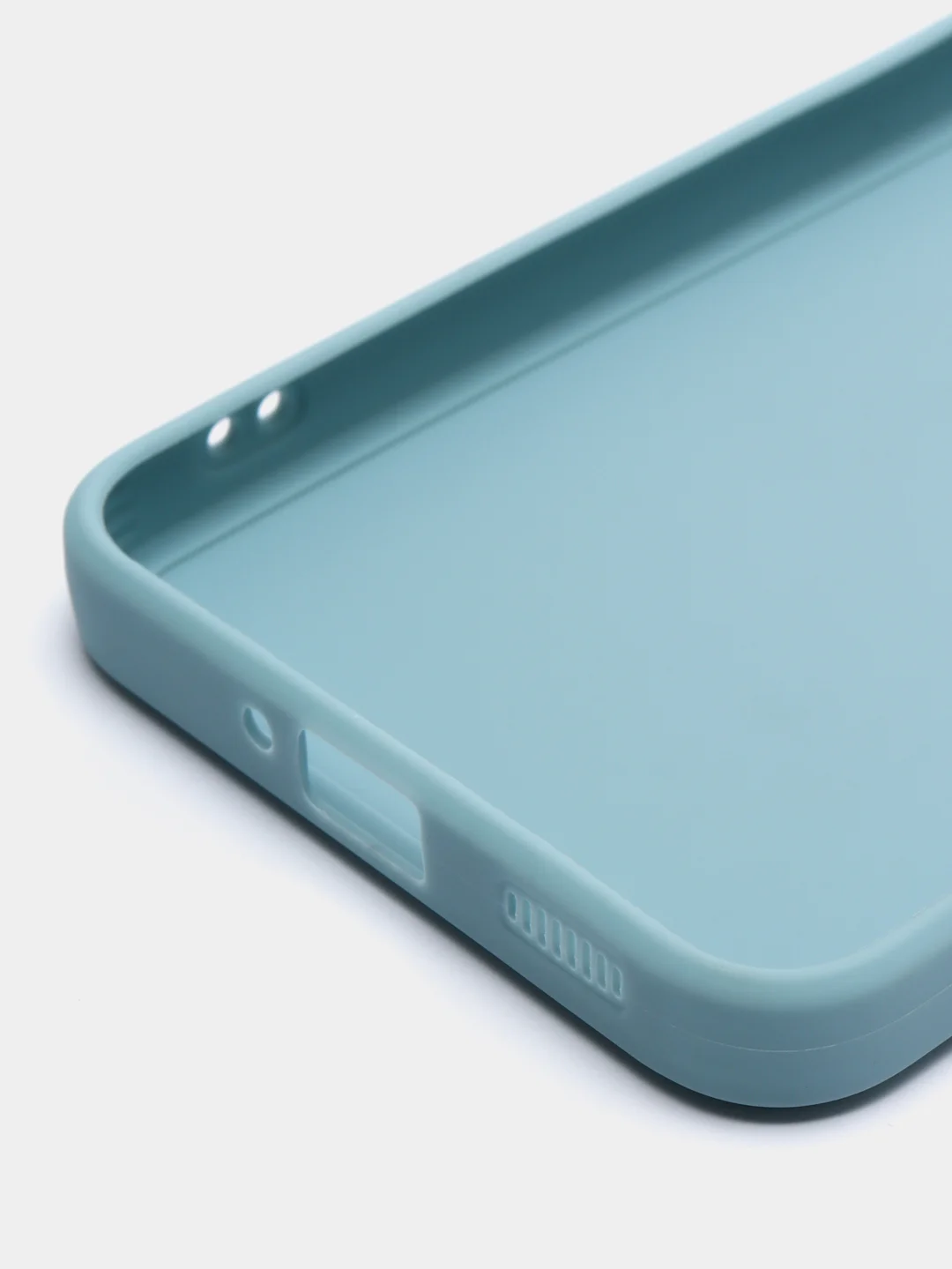 Светло-синий чехол для Xiaomi 13, силиконовый, (Ксиоми 13), c защитой камеры